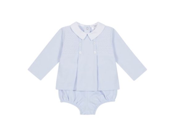 Deolinda 24706 Blue Winter Smocked Jam Pant