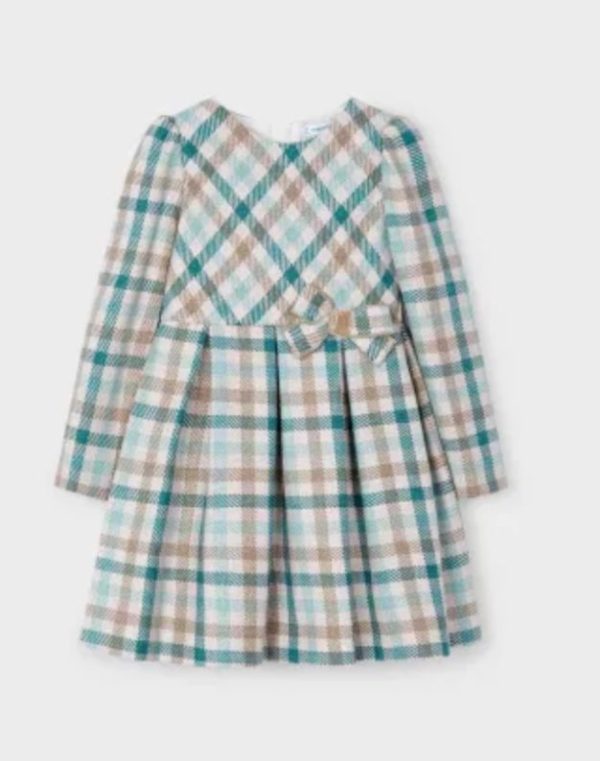 Mayoral 4914 Tartan Checked Dress