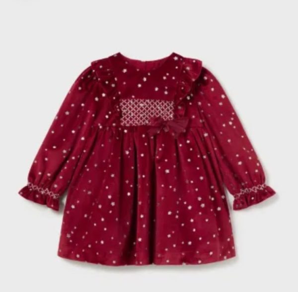 Mayoral 2904 Baby Velvet Dress