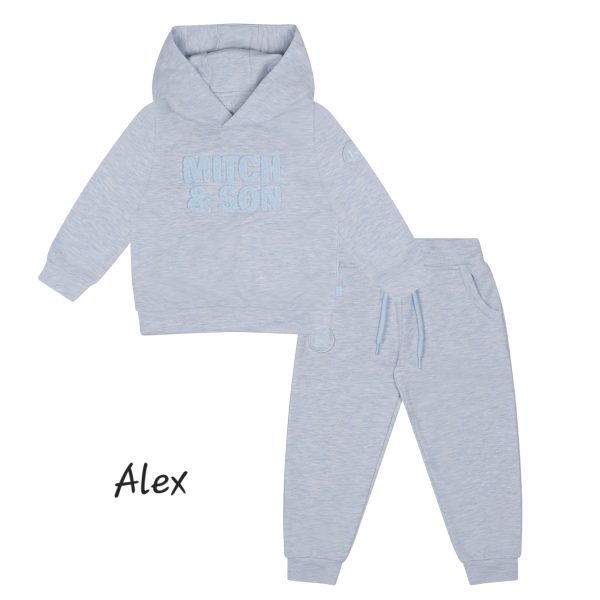 Mitch & Son Alex Melange Hoody Tracksuit - Image 2