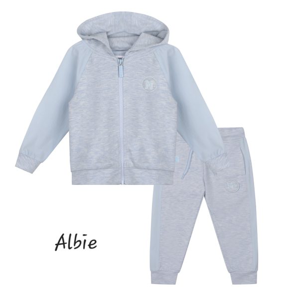 Mitch & Son Albie Melange Zipper Tracksuit - Image 2