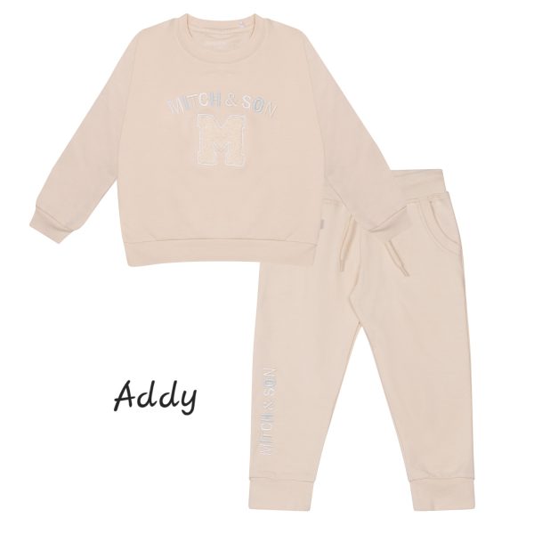 Mitch & Son Addy Loopy Badge Crewneck Tracksuit - Image 2