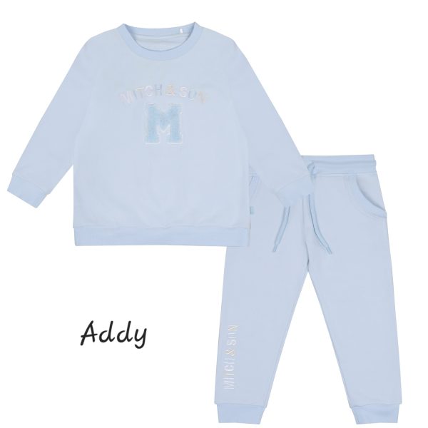 Mitch & Son Addy Loopy Badge Crewneck Tracksuit - Image 3