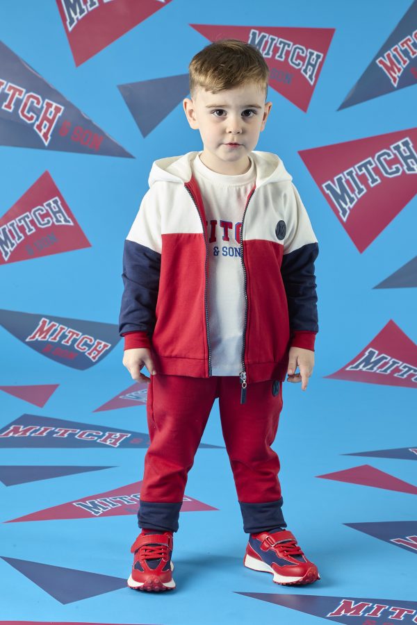 Mitch & Son Blake Drop Shoulder Zipper Tracksuit