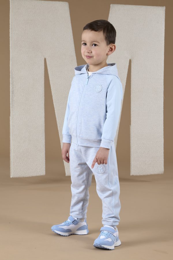 Mitch & Son Albie Melange Zipper Tracksuit - Image 3