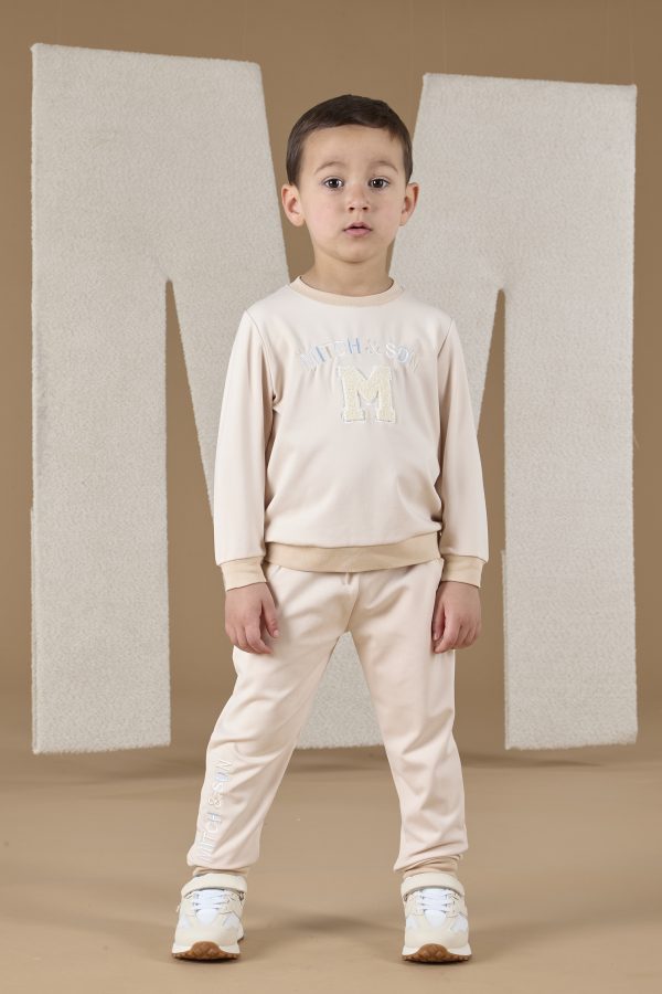 Mitch & Son Addy Loopy Badge Crewneck Tracksuit