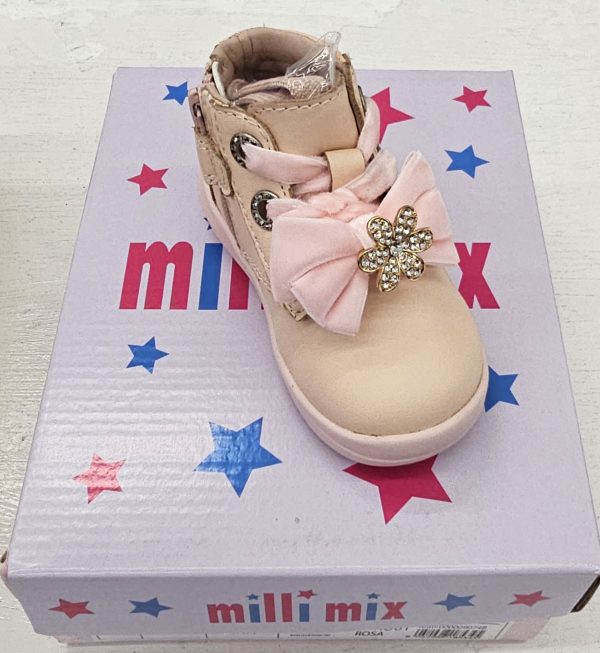 Lelly Kelly LKMXHH Pink Leather Infant Boot