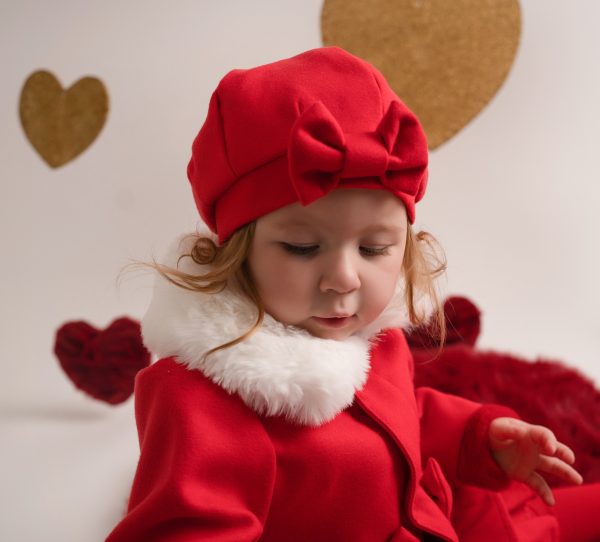 Little A Harper Felt Coat & Beret Set - Image 4