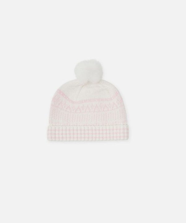 Tutto Piccolo 8911 Pink Hat & Scarf Set - Image 4