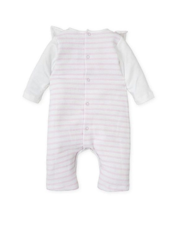 Tutto Piccolo 8185 Pink Winter Romper - Image 3