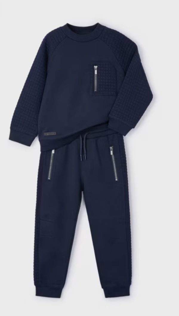 Mayoral 4605 Boy's 2 Piece Zip Detail Tracksuit