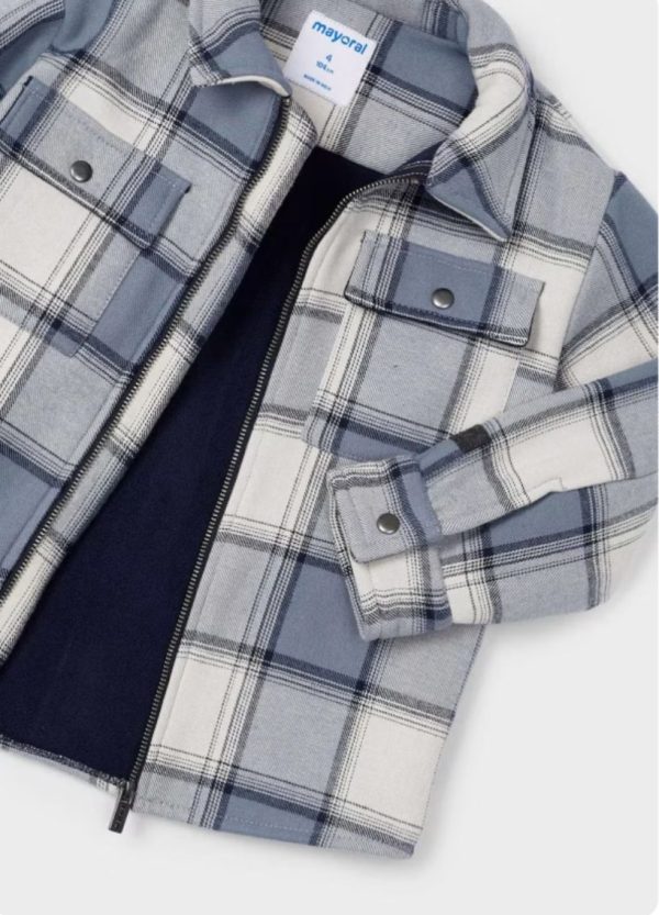 Mayoral 4462 Boy's Checked Overshirt - Image 3