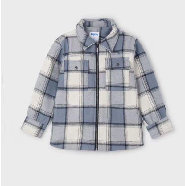 Mayoral 4462 Boy's Checked Overshirt - Image 2