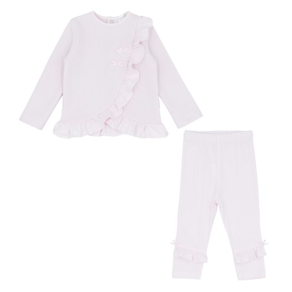 Pastels & Co Usha Winter Frilled Top & Legging Set