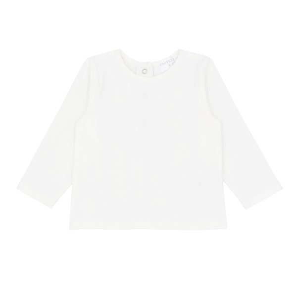 Pastels & Co PA-715J Ivory Stuart Long Sleeved T-shirt