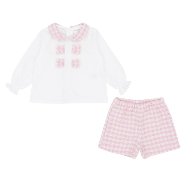 Pastels & Co Cassie Pink 2PC Set with Shorts