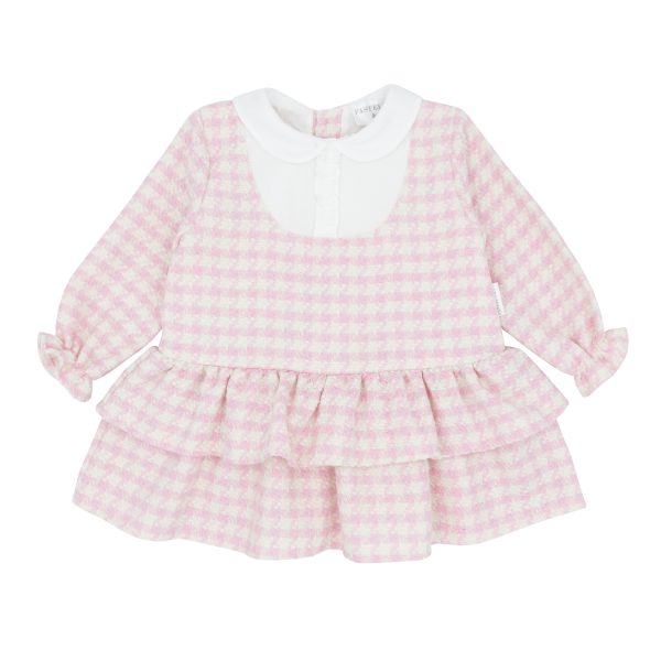 Pastels & Co Candy Tiered Pink Winter Dress