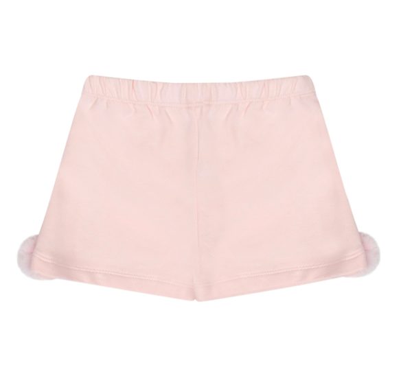 Little A Gigi Faux Fur Detail Shorts Set - Image 6