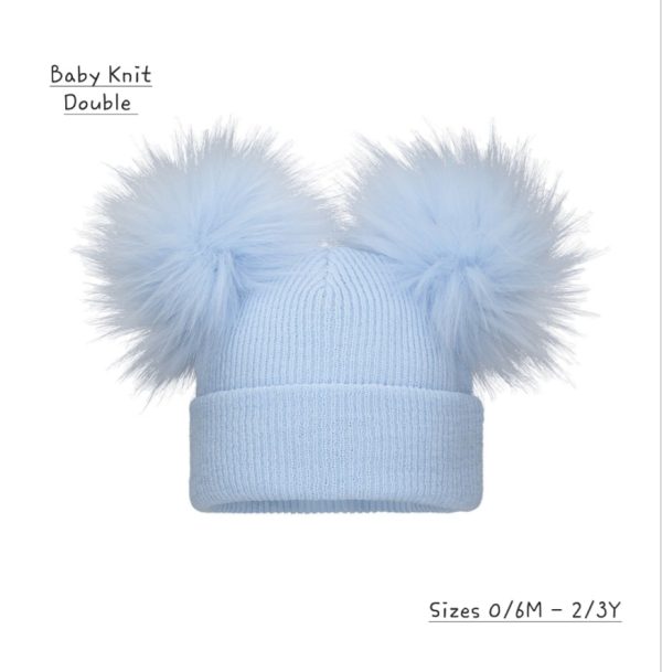 Pom Pom Envy Baby Knit Double Pom POM in 3 Colours - Image 2