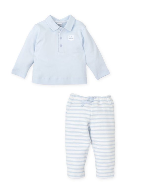 Tutto Piccolo 8585 Winter Collared Trouser Set