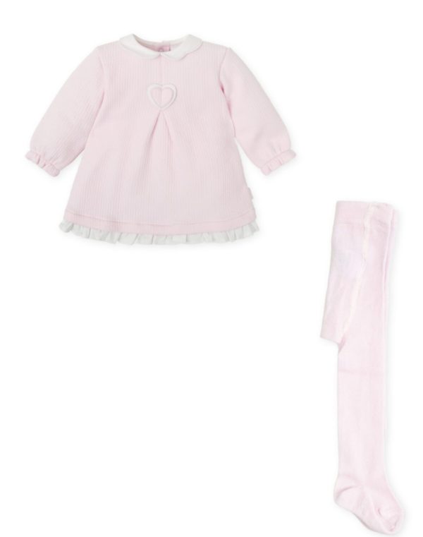 Tutto Piccolo 8783 Girl's Winter Dress & Tights - Image 2