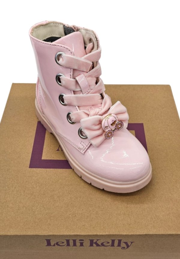 Lelly Kelly LKHF4330 Pink Patent Winter Boot