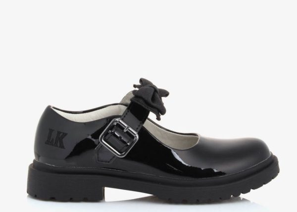 Lelli Kelly LKSM8359 Mollie Buckle Bow School Shoe Black - Image 2