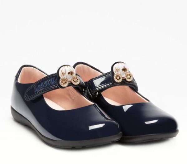 Lelli Kelly LKSM8279 Ella Navy Changeable Strap School Shoe