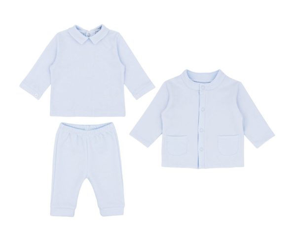 Pastels & Co Zander Blue 3 Piece Set PA-704D