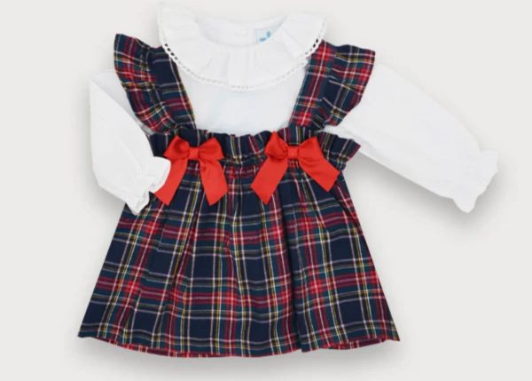 Sardon AB-09 Winter Tartan Bow Dress