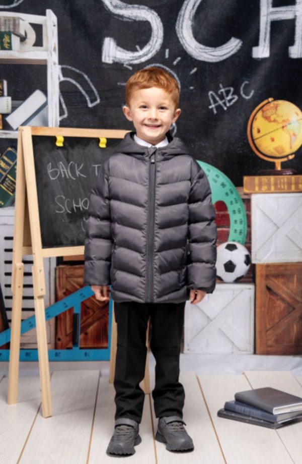 Mitch & Son Troy 24801 Grey Padded School Jacket