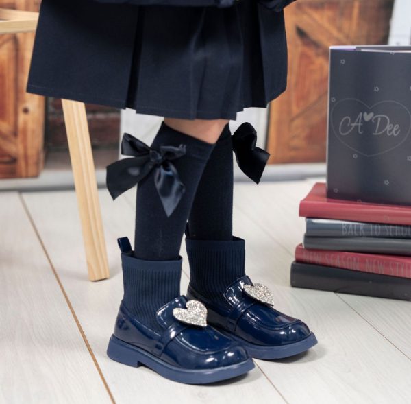 ADee Jane 246103 Navy Sock Wellie