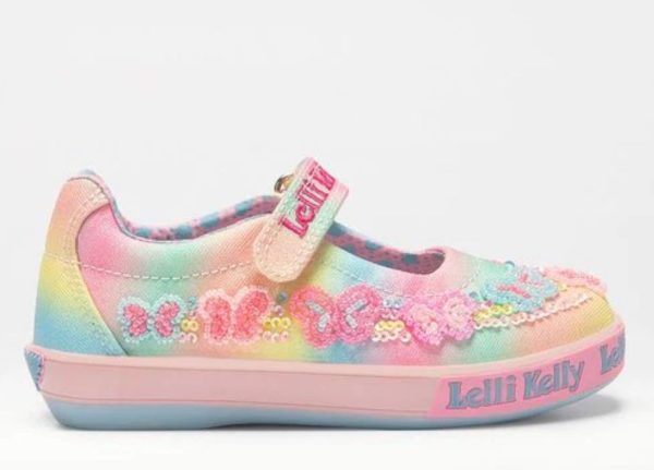 Lelly Kelly LKED3470 Myla Multi Colour Glitter Canvas Shoe