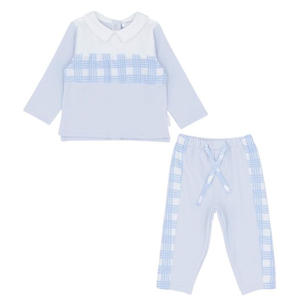 Pastels & Co PA-715H Sage 2 PC Set with Trim Age 3M or 6M - Image 2