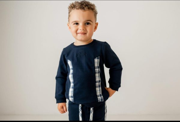 Pastels & Co PA-715B Storm Navy Jog Suit Age 24M or 36M Small - Image 2