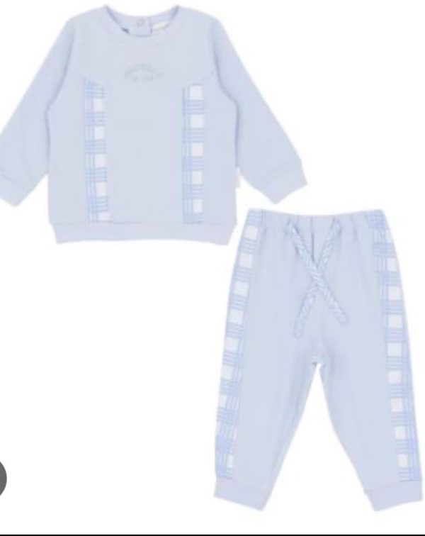 Pastels & Co PA-715B Storm Blue Jog Suit Age 6M or 9M small
