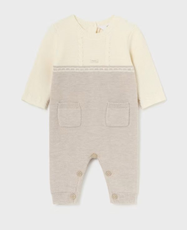 Mayoral 2616 Newborn Boy Tricot Romper