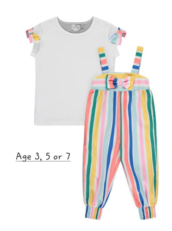 ADee Ursula Stripe Jumpsuit Set