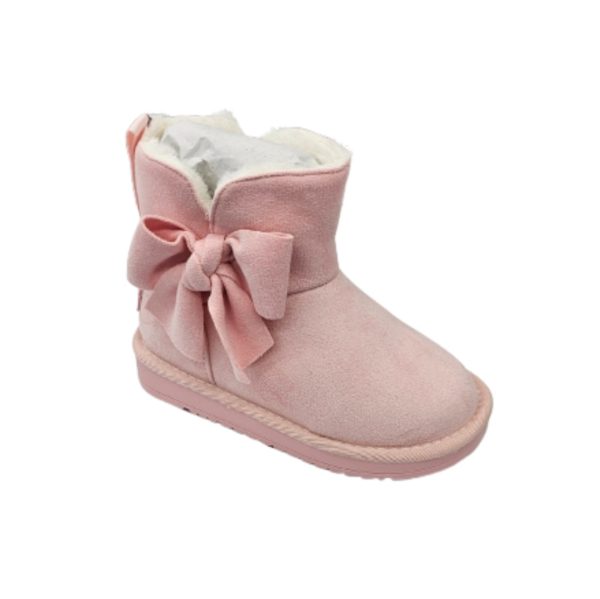 ADee Bowtiful 245104 Pink Bow Ankle Boot