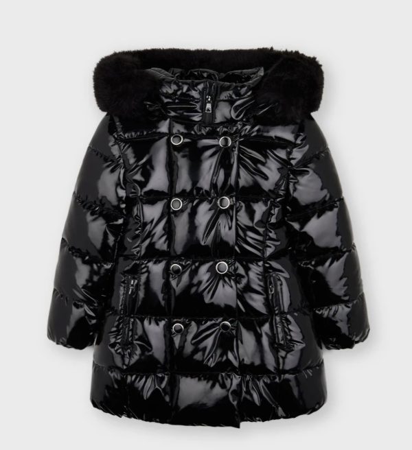 Mayoral 4442 Ecofriends Black Padded Winter Jacket