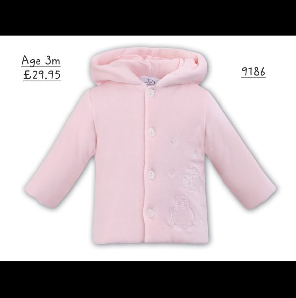 Dani Do9186 By Sarah Louise Soft Pink Pram Jacket Age 3M