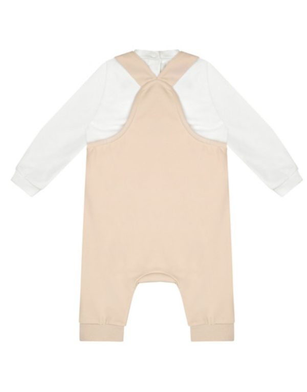 Mitch & Son Drew Beige Dungaree Set MS24707 - Image 3