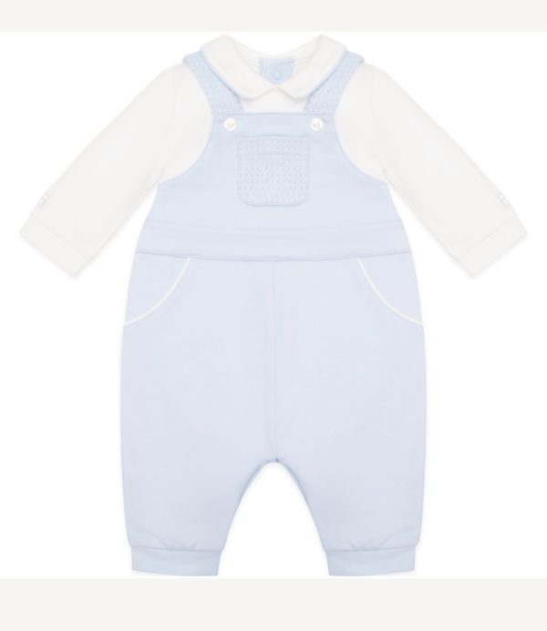 Emile et Rose 2608 Jude 2 in 1 Dungaree Striped Strap & Pocket PREORDER