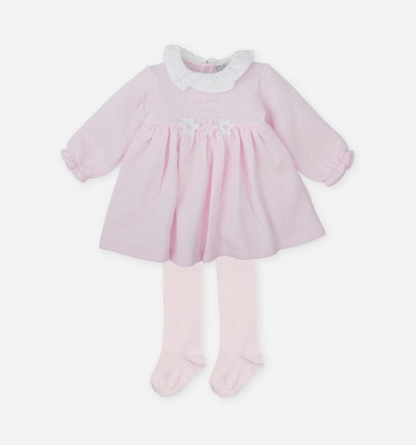 Tutto Piccolo 8784 |Girl's Winter Dress with Flowers