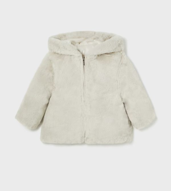 Mayoral 2480 Stone Baby Reversible Jacket - Image 2