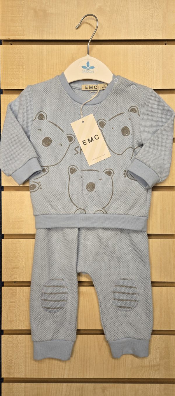 EMC CO 2907 Blue 2 Piece Tracksuit Age 6M