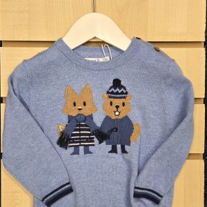 Mayoral 2320 Blue Light Weight Jumper Sizes 12M, 18M & 24M