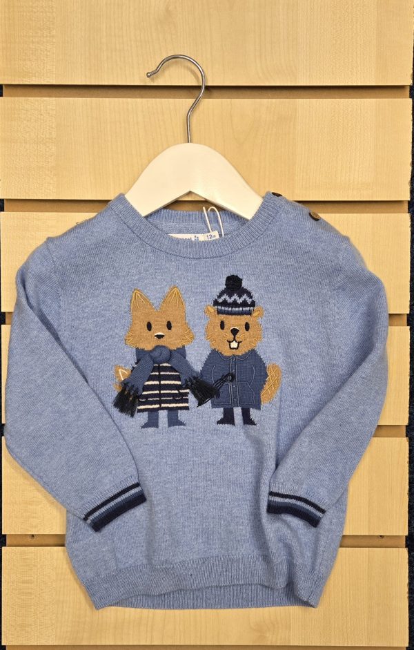 Mayoral 2320 Blue Light Weight Jumper Sizes 12M, 18M & 24M