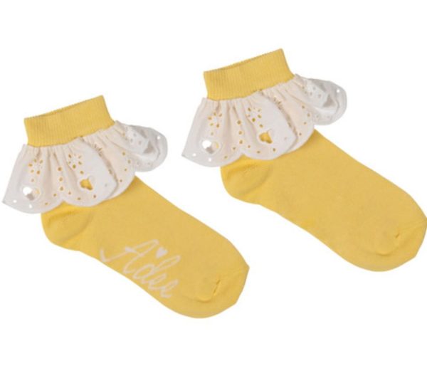 ADee Lenni Yellow Socks Age 3, 5 or 7 Years