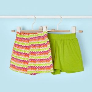 Mayoral 3257 Pack of Summer Girl's Shorts Age 5, 7 and 9 Years